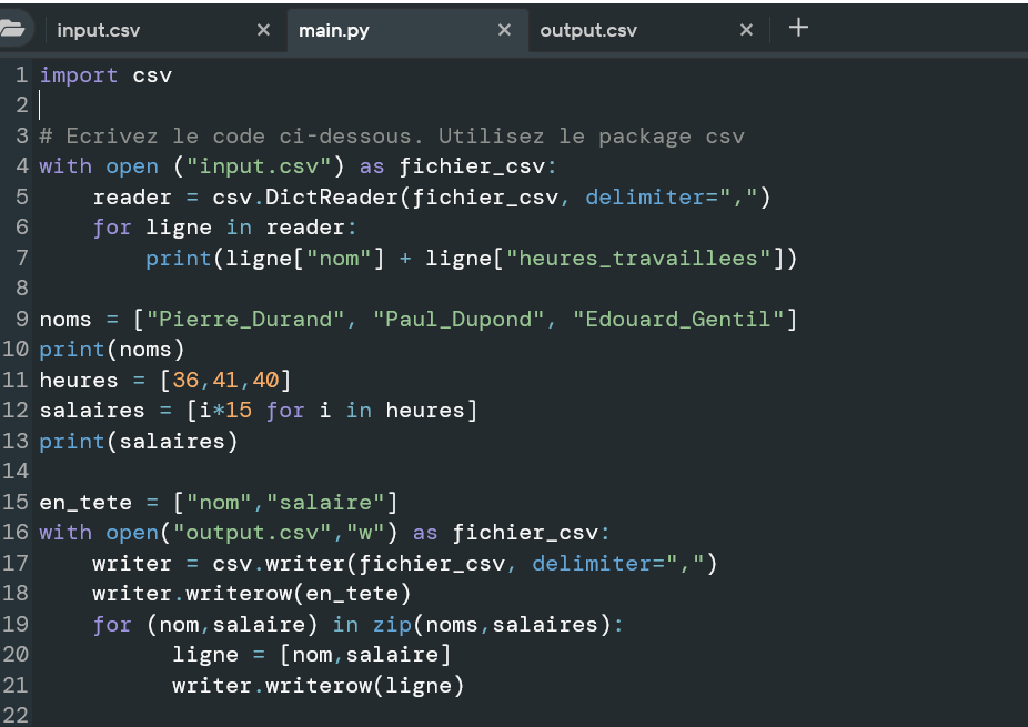 Résolu Csv Et Python Transformer Les Fichiers Csv En Données Pour 9800